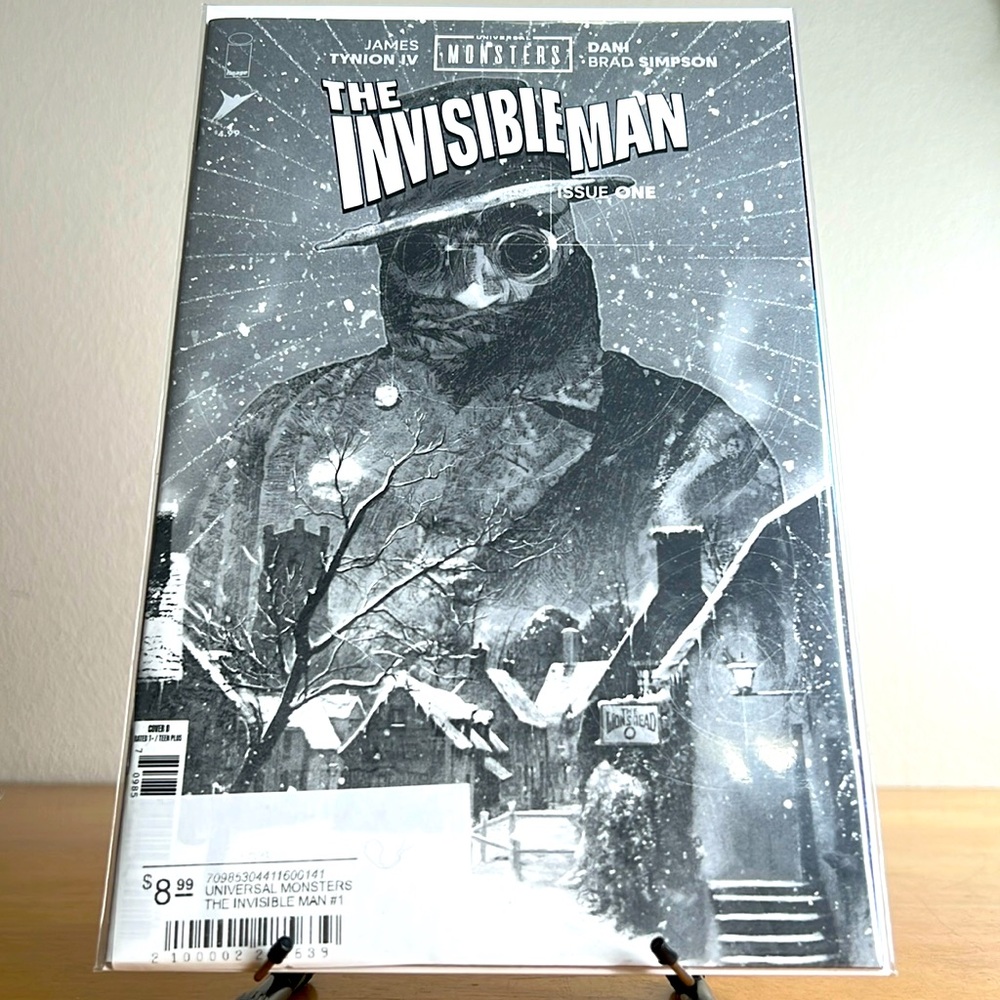The Invisible Man #1 comic book D variant